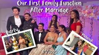 First Video - OUR FIRST FAMILY FUNCTION AFTER MARRIAGE | Tanshi Vlogs | My First Vlog