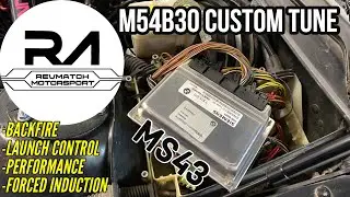 Custom BMW E46 tuning - Revmatch motorsport personalized MS43 tune - M54B30 Turbo DME modifications
