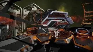 Elite: Dangerous - Megaship Hull Breach repair scenario