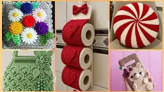 Most impressive Crochet Pattern handmade Items object bags 🛍️ cushion design 2025-2026