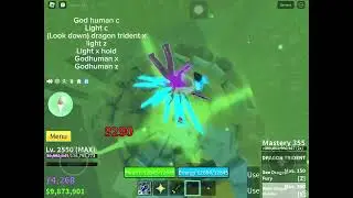 LIGHT, GODHUMAN AND DRAGON TRIDENT COMBO