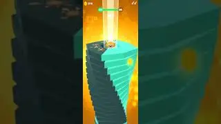 Drop Stack Ball Game Level 200 - short video - More Gaming