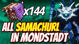 Samachurls All locations in Mondstadt FAST FARMING ROUTE | Genshin Impact 2.1