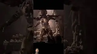 The moving stone man chased after Laura.#shorts #tombraider #viralvideo #movie#story