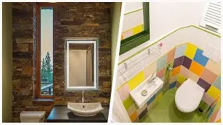 75 Small Green Floor Powder Room Design Ideas You'll Love ⭐️