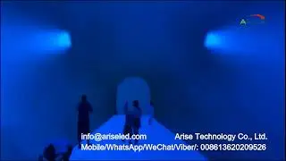 Immersive digital exhibition hall interactive induction LED time tunnel immersive experience LED dis