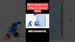 Most wingers are using the wrong stick #nhl #hockeystick #hockeysticks #hockeygear #icehockey