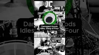 🔥🥁 Damaged Goods by Idles / Gang of Four - Minimalistic Mono Two Drum Mics Setup #mono #drumcover