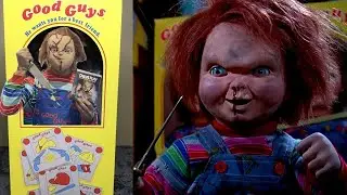 Unboxing Childs play/Chucky Collection with Collectibles and Posters