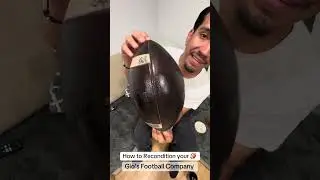 How to recondition a football 🏈 