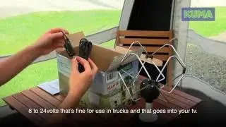Kuma Matrix Digital Antenna Unboxing & Aerial Setup for Caravan, Motorhome & Canal Boat