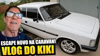 ESCAPAMENTO NOVO + ACHAMOS UMA SURPRESA NA CARAVAN...