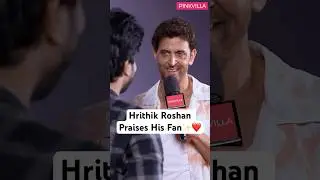 Hrithik Roshan 😌 Praises Fan&rsquo;s Courage Against Stuttering✨#shorts #hrithikroshan #courage #strength