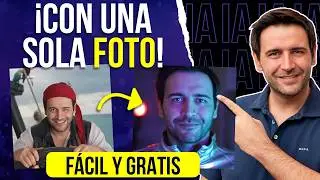 Crea IM&Aacute;GENES con TU CARA con 1 SOLA FOTO (&iexcl;GRATIS!) 🤯