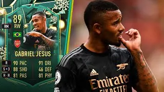Serious BALLER!! 😍 89 Winter Wildcard Gabriel Jesus Player Review! FIFA 23