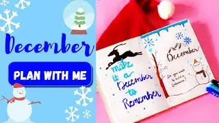 Plan With Me | December 2020 Bullet Journal Setup