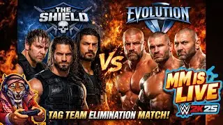 🔴THE SHIELD vs EVOLUTIONTAG TEAM ELIMINATION MATCH  👀LIVE NOW &mdash; don&rsquo;t miss it! 🎮🔥