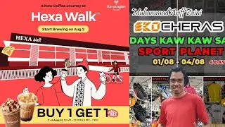 2024 Buy 1 Free 1 at Kenangan Coffee Hexa Walk and Sport Planet Kaw Kaw Sale at EkoCheras Mall