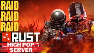 Trying to Raid bases in Few Hours of playing in a high pop server - Rust Live India