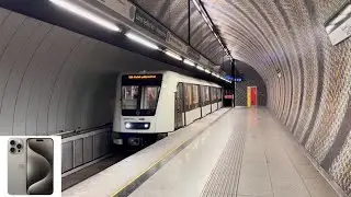 [4K 60fps HDR]Budapest Metro 2025-Alstom Metropolis trains on M2 and M4 Lines 