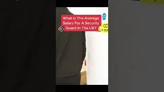 What Is The Average Salary For A Security Guard In The UK? #Shorts