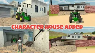 Character House And Tractor Bonnet Open System Add In Indian Vehicles Simulator 3d 