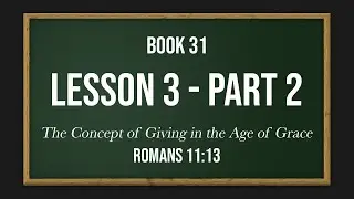 Les Feldick - 31-3-2 - Through the Bible Program #9750