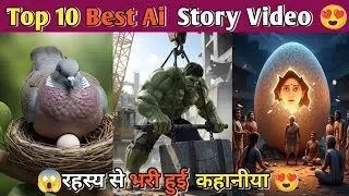 Top 10 Best Ai Story Video|| Top10 कहानियां जो रहस्य से भरी परी है 😱||Hola Ai Cartoon #Ai Video 