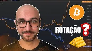 Bitcoin sobe, ouro despenca: o in&iacute;cio da grande rota&ccedil;&atilde;o?