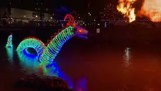 Water Dragon Spits Fire