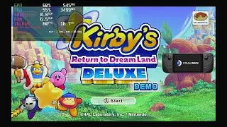 Демоверсия Kirby&rsquo;s Return to Dream Land Deluxe для Steam Deck | Эмулятор Ryujinx 1.1.624 для Switch