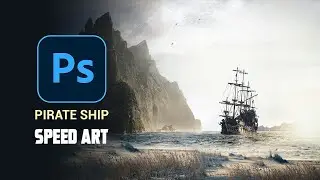 PIRATE SHIP - speed art photoshop manipulation