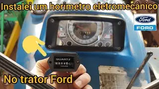 Instalei um Horimetro elétrico no trator Ford 5610 | Como fazer as ligações no alternador?