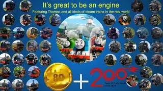 It&rsquo;s great to be an engine. With Thomas and real life steam engines. Railway 200 celebration.
