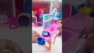 Barbie Pet Boutique! The hamster is everything! #barbie #asmr #pets #toys #playsets #shorts