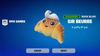 How to get FREE Sir Beurre🥐 Backbling In Fortnite!