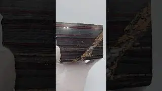 Unique polished jaspilite-hematite. Stones from Ukraine. #stone #minerals #geology