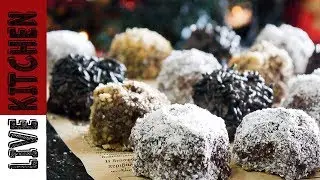 &Tau;&rho;&omicron;ύ&phi;&epsilon;&sigmaf; &sigma;&omicron;&kappa;&omicron;&lambda;ά&tau;&alpha;&sigmaf; (&Nu;&eta;&sigma;&tau;ί&sigma;&iota;&mu;&epsilon;&sigmaf;)  How To Make Vegan Chocolate Truffles - Live Kitchen