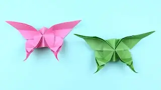Comment faire un Papillon Origami Facilement | Tutoriel Pas &agrave; Pas