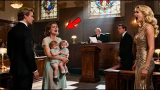 Abandoned Wife Shows Up in Court With Twins — Mistress Screams When the Judge Reveals the Will...