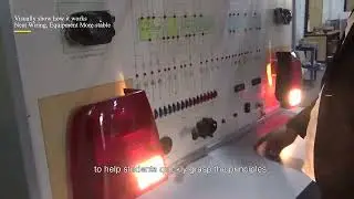 Passat External lighting system display board, automotive lighting system training board