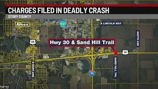 Iowa woman charged in fatal wrong-way crash in Story County