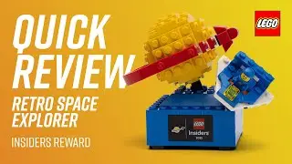 ОБЗОР награды для участников программы LEGO Retro Space Explorer