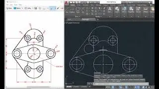AutoCAD Line Circle Center points Trim Tangent Mirror Dimensions layers Commands AutoCAD