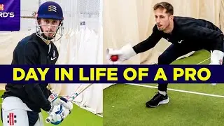 Day In The Life Of A Pro Cricketer (England International) | Behind The Scenes Cricket Training