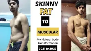 Natural Body Transformation | Rajan yadav |Journy From Skinny to Muscular | 2021 to 2022 #gym