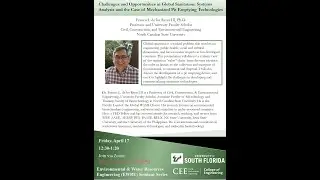 EWRE Seminar: Francis L de los Reyes, Case of Mechanized Pit Emptying Technologies