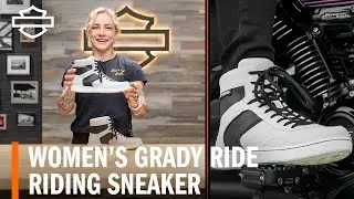 Harley-Davidson Women's Grady Ride Motorcycle Riding Sneaker Overview