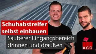 Bodengleicher Schuhabstreifer für den Eingangsbereich | ACO Haus & Garten