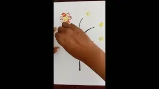 🎨 Ladyfinger Painting Art | ☀️ Summer Fun for Kids by ZFPrincess 🎉